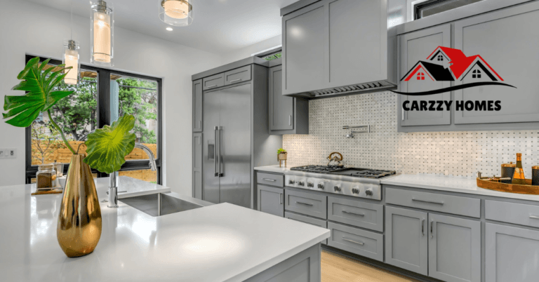 gray kitchen cabinets