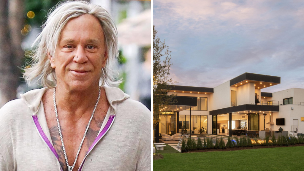 mickey rourke house