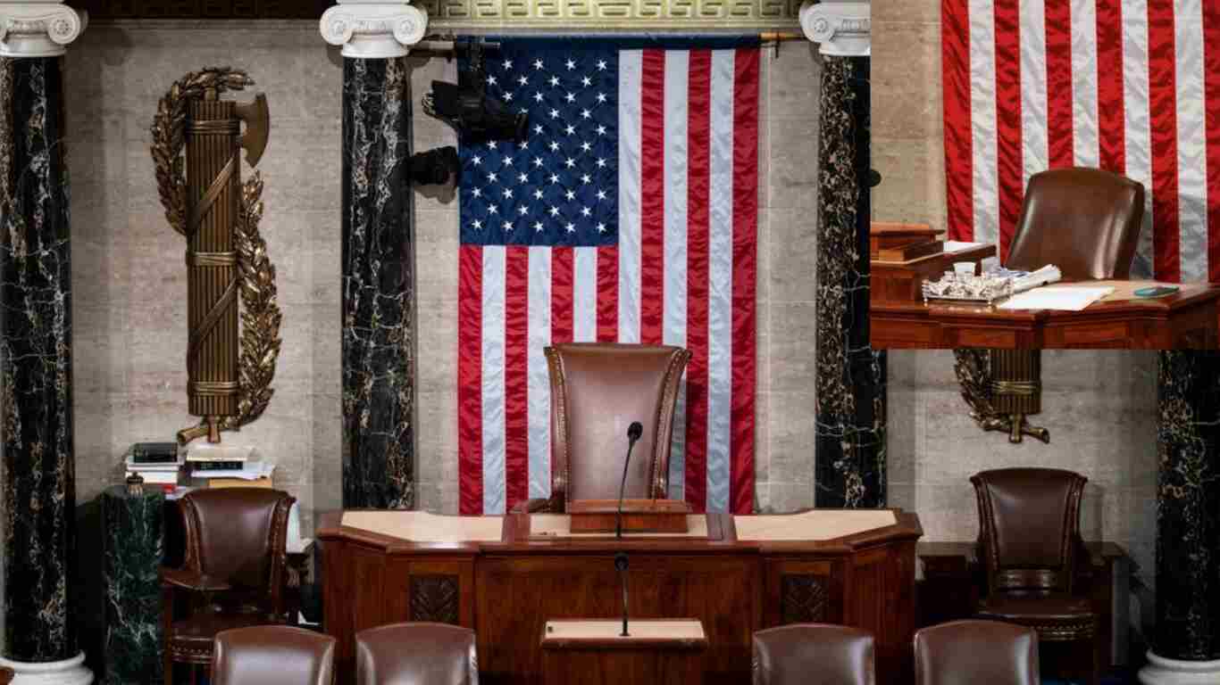 the dias in the house chambers