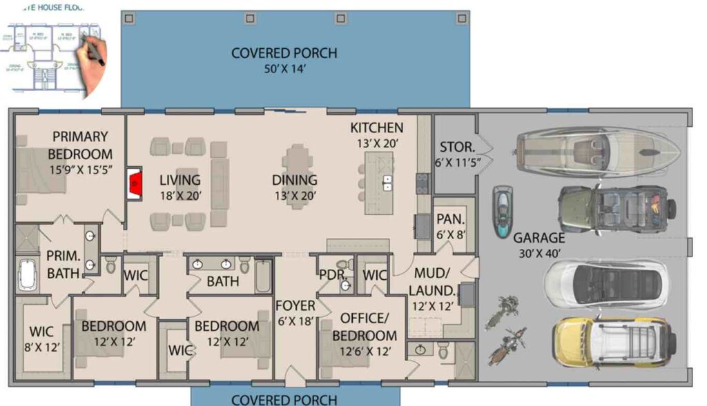 2600 square feet house plans