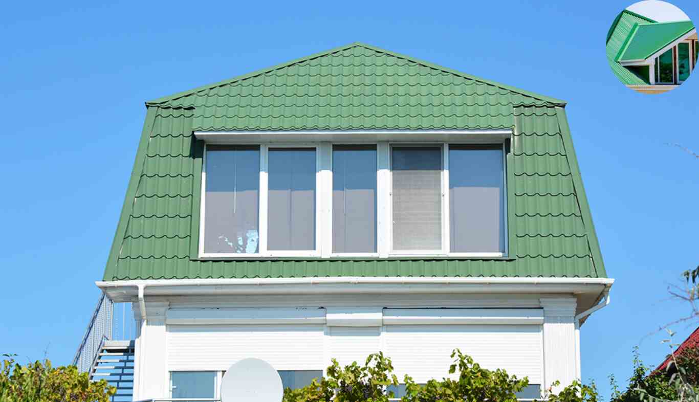 what color to paint house with green roof