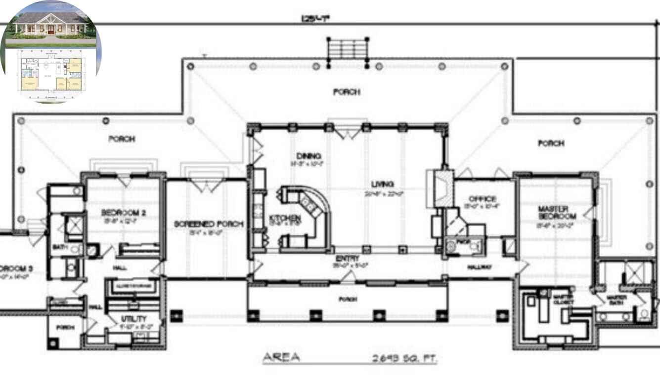 3 bed 2 bath ranch house plans