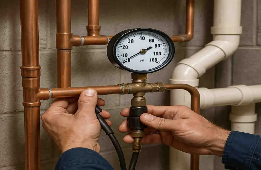 what is a static test for home plumbing