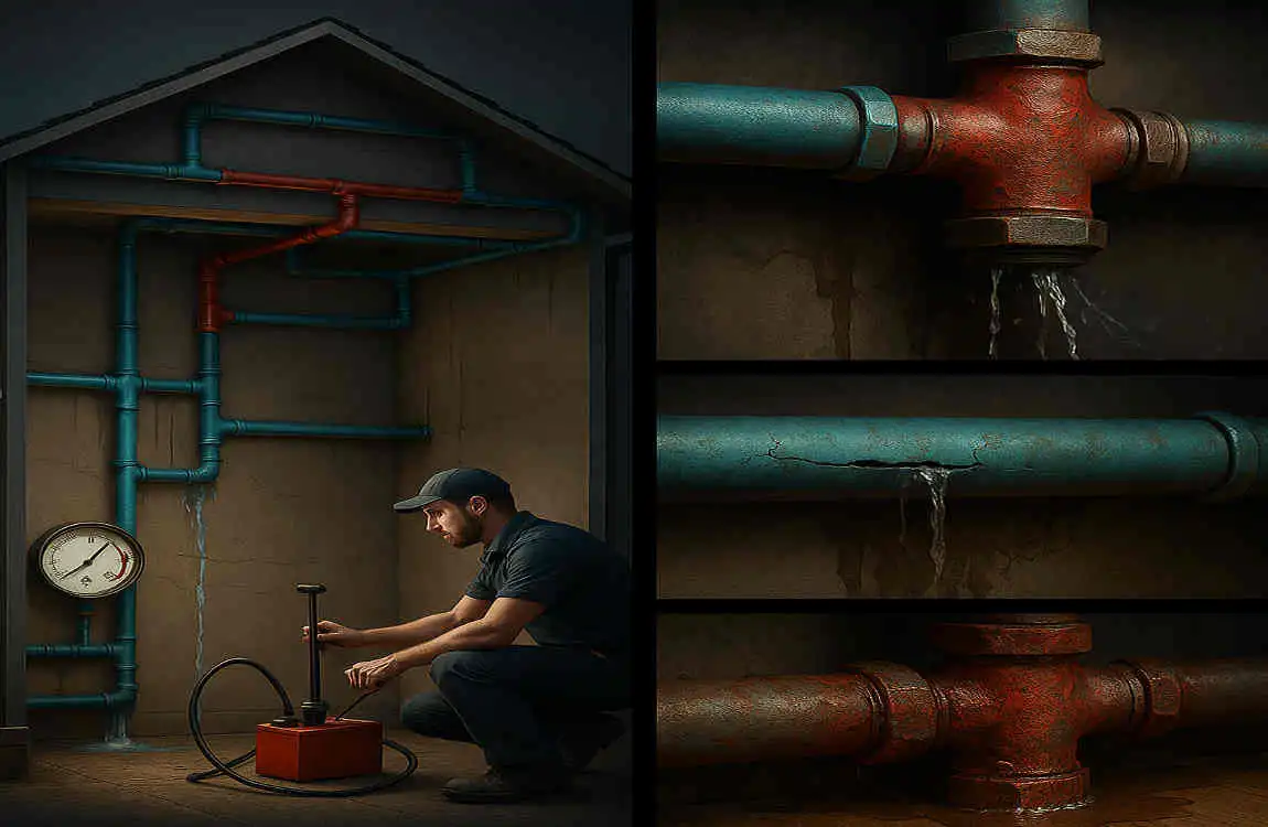 what is a static test for home plumbing