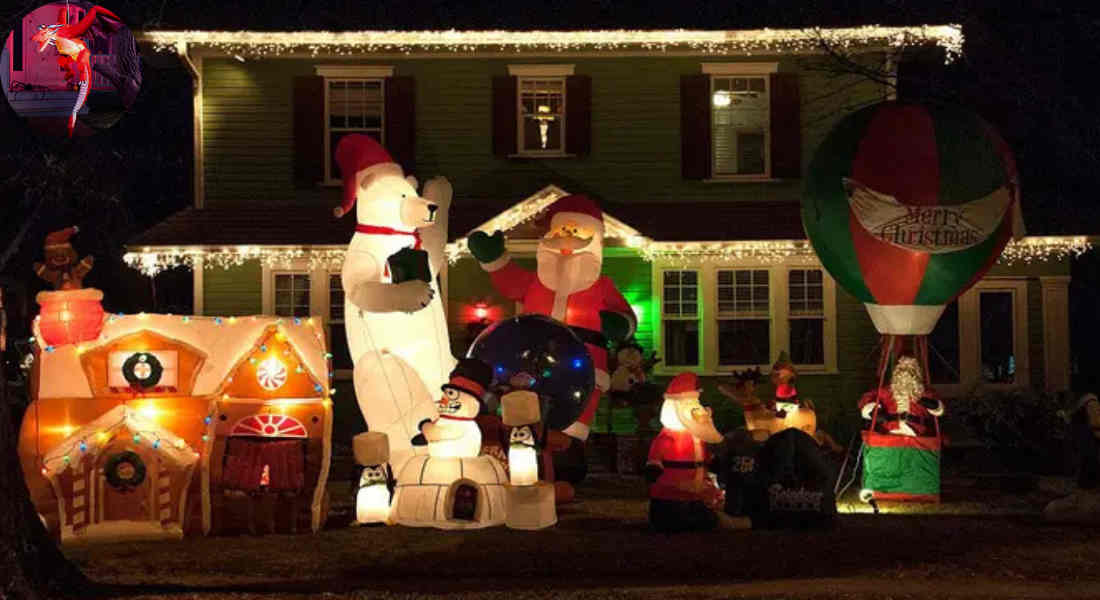 can i leave inflatable decorations on all the time