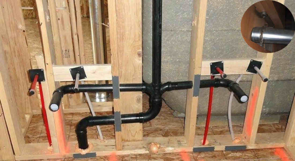 how to move home bathroom sink plumbing