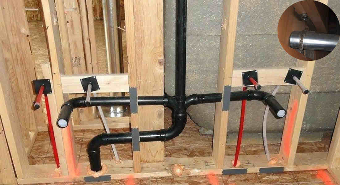 how to move home bathroom sink plumbing