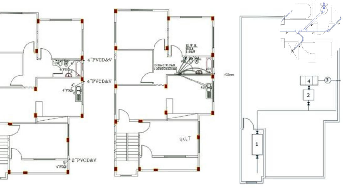 how to read house plumbing plans