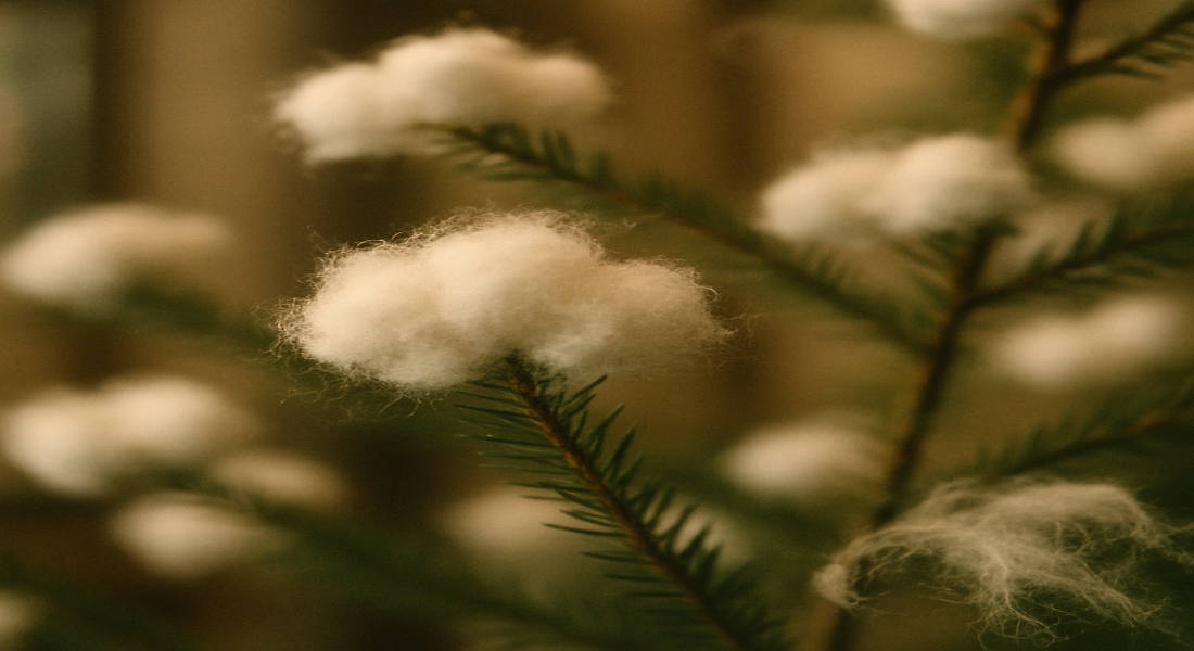 why is cotton used to decorate christmas trees in argentina