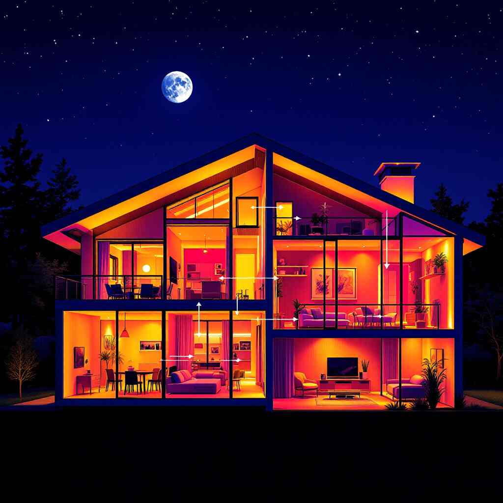 why does my house get hot at night