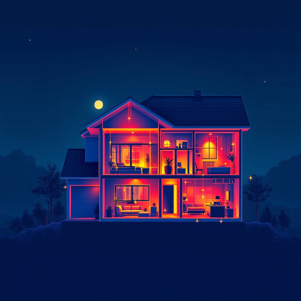 why does my house get hot at night