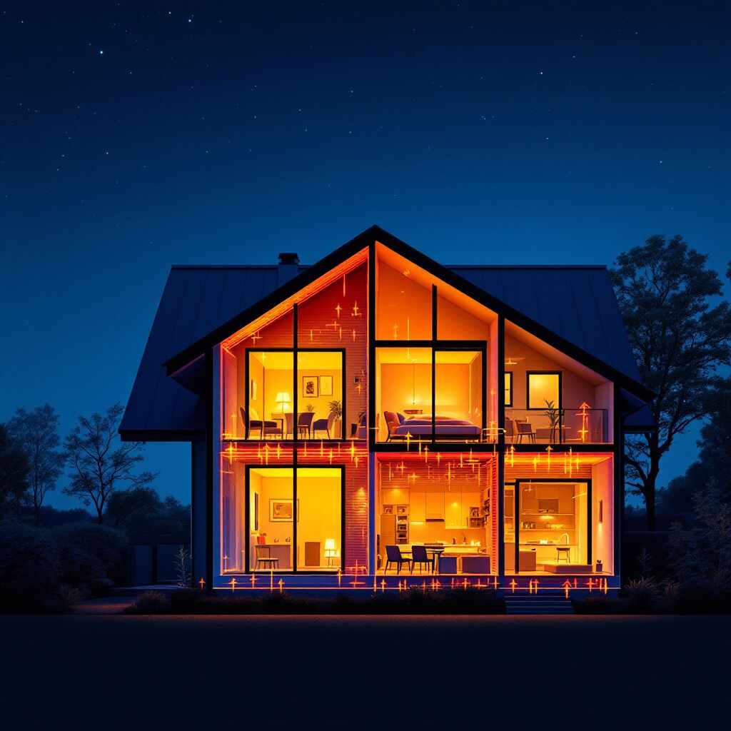 why does my house get hot at night