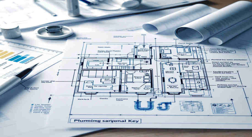 how to read house plumbing plans