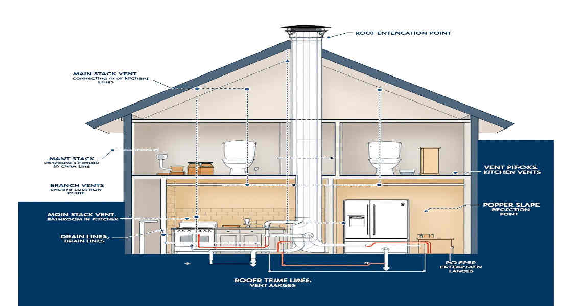 where should a home plumbing vent be located