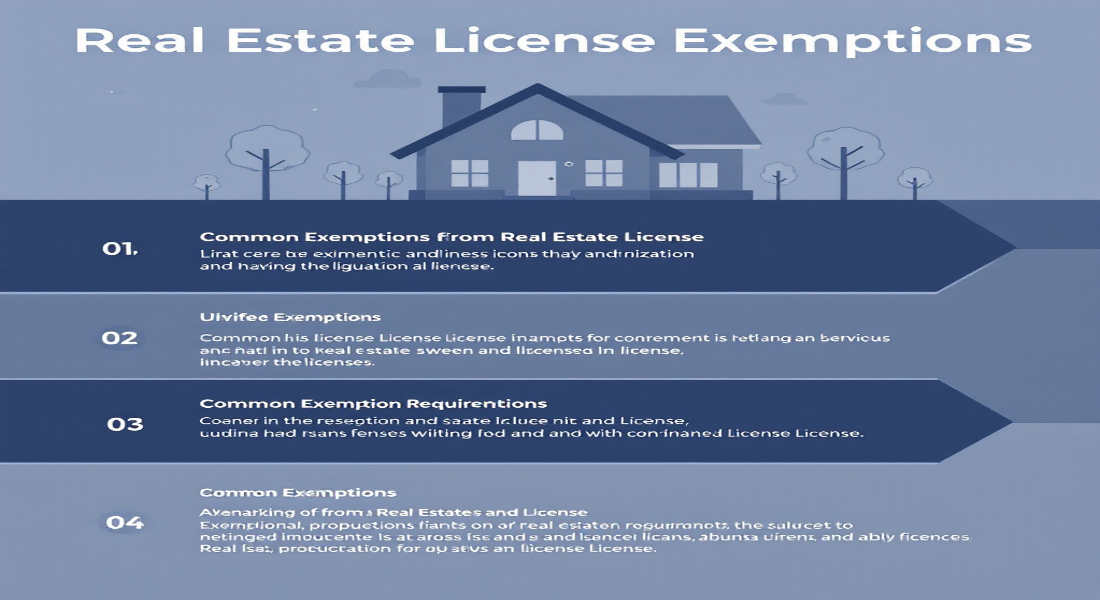 who of the following is exempt from home real estate license law?