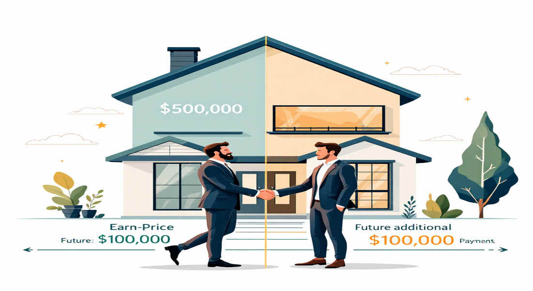 what is an earn out in home real estate
