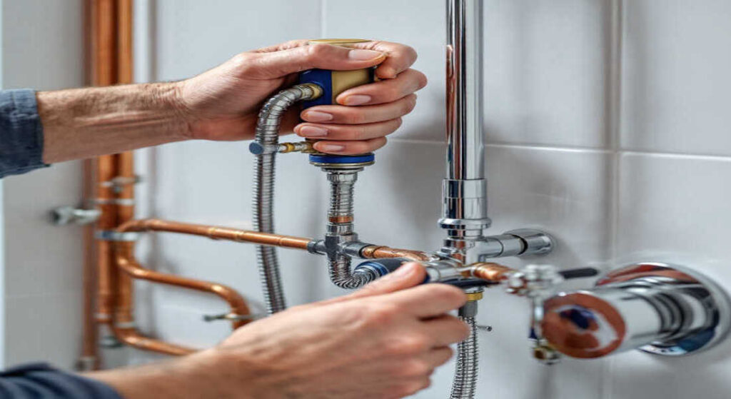 how to install shower home plumbing fixtures