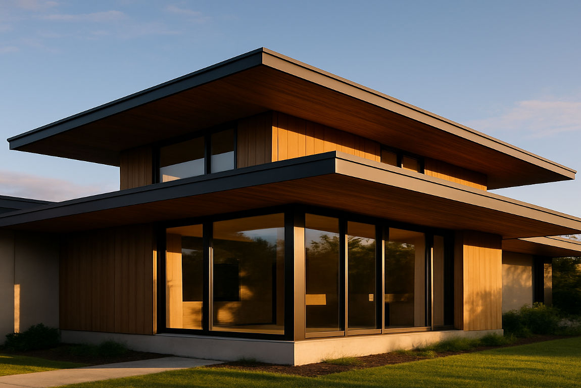 overhang on house