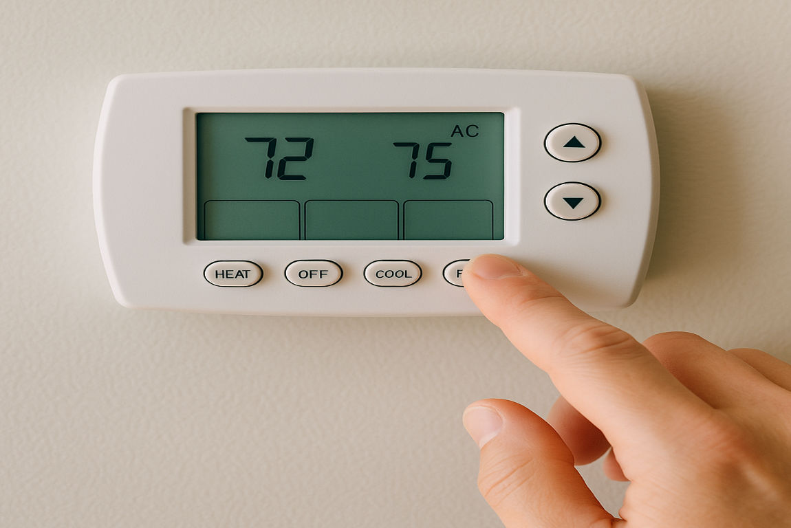 how to turn ac on in house