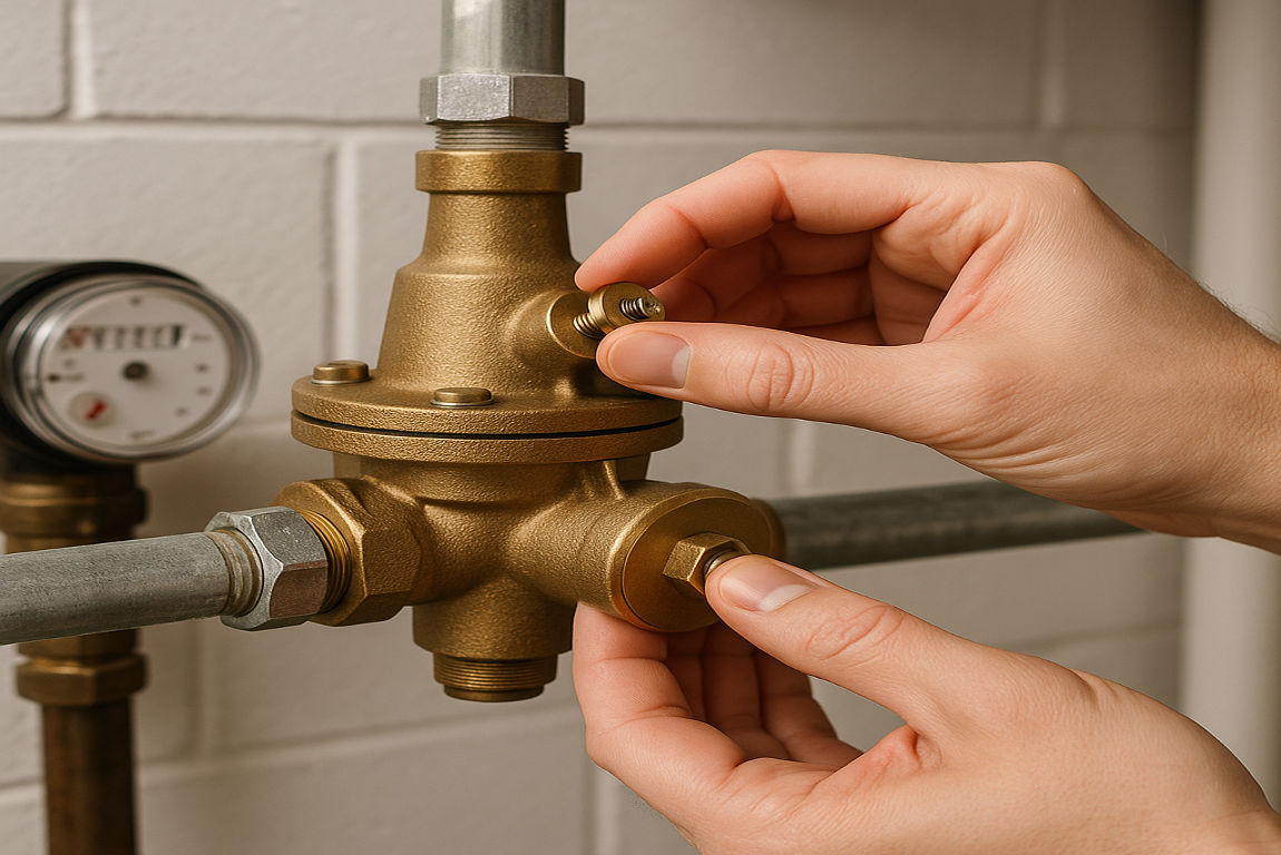 how to turn water pressure up in house