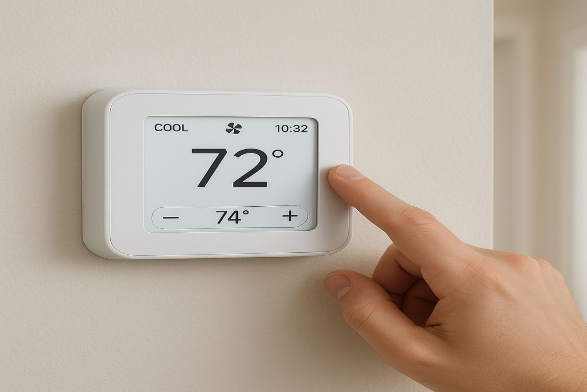 how to turn ac on in house