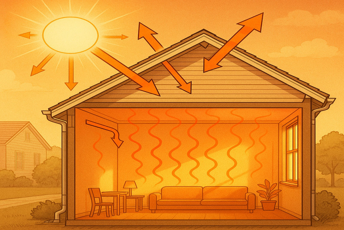 why is my house so hot in the summer