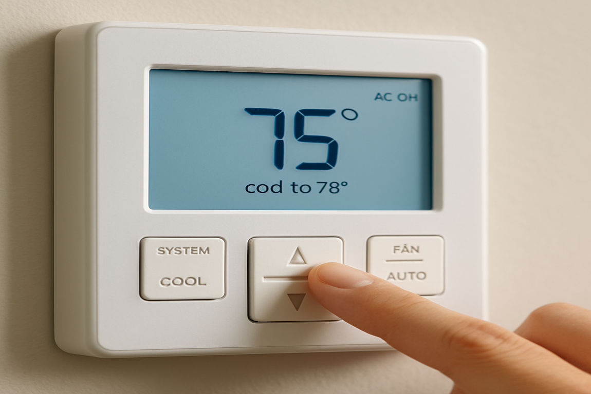 how to turn ac on in house