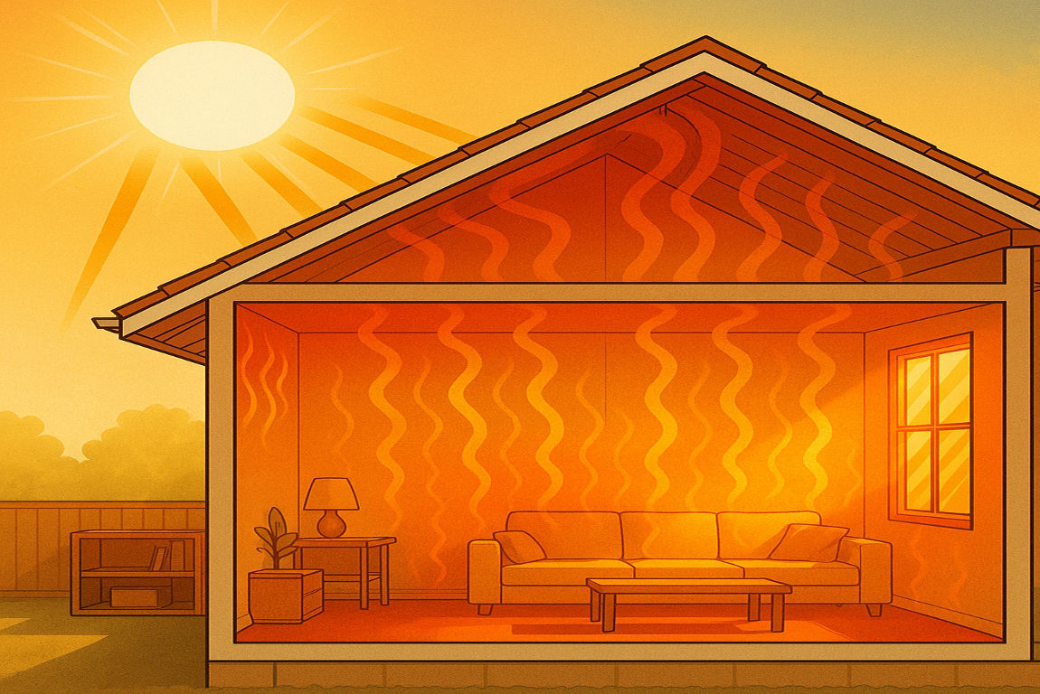 why is my house so hot in the summer