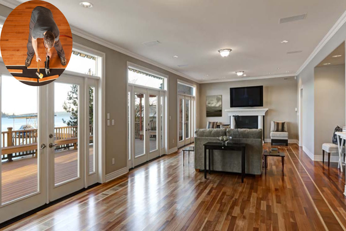 hardwood home floor refinishing