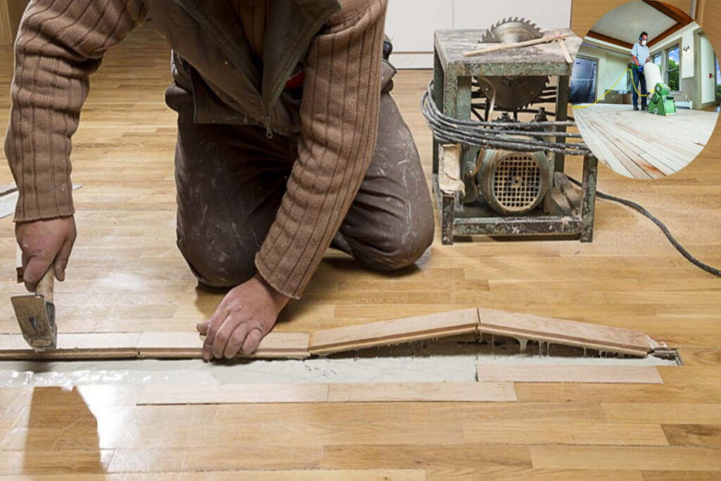 hardwood home floor refinishing