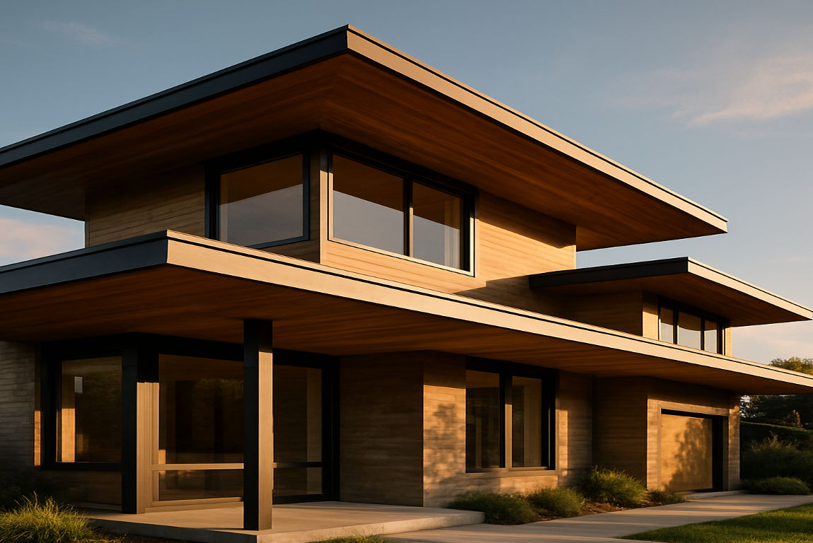 overhang on house