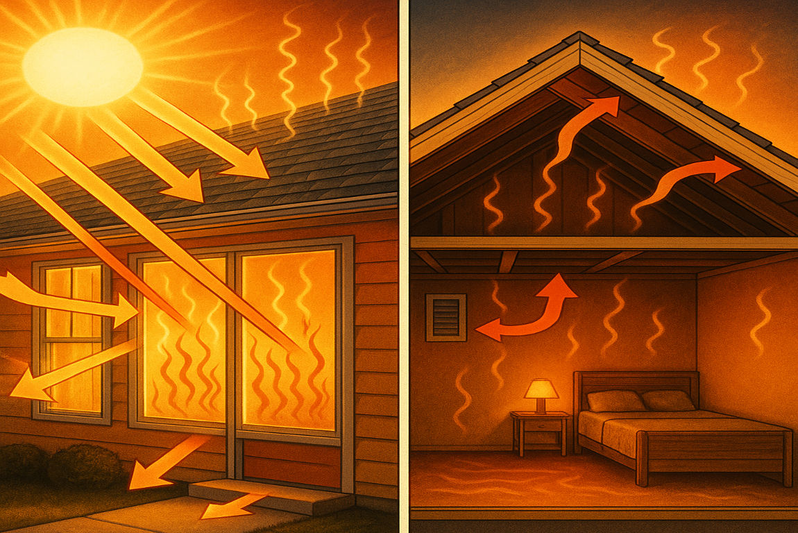 why is my house so hot in the summer