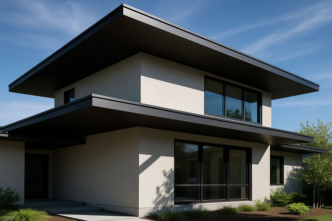 overhang on house