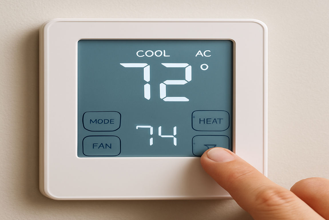 how to turn ac on in house