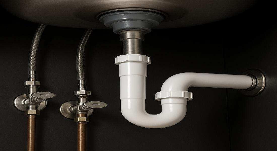 how to fix house plumbing under sink