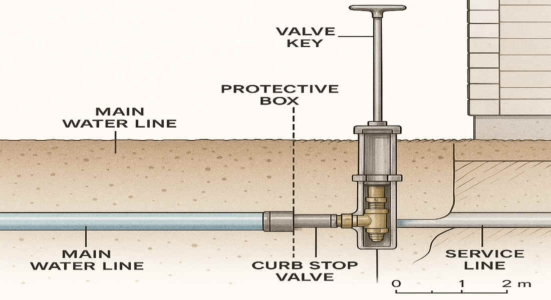 what is a curb stop in home plumbing