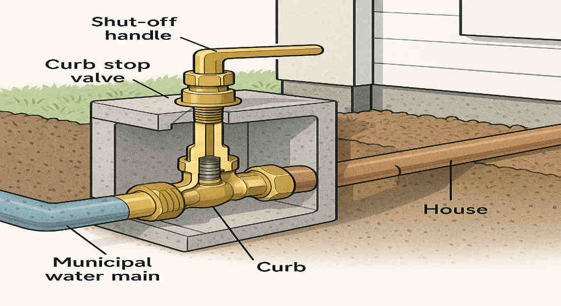 what is a curb stop in home plumbing