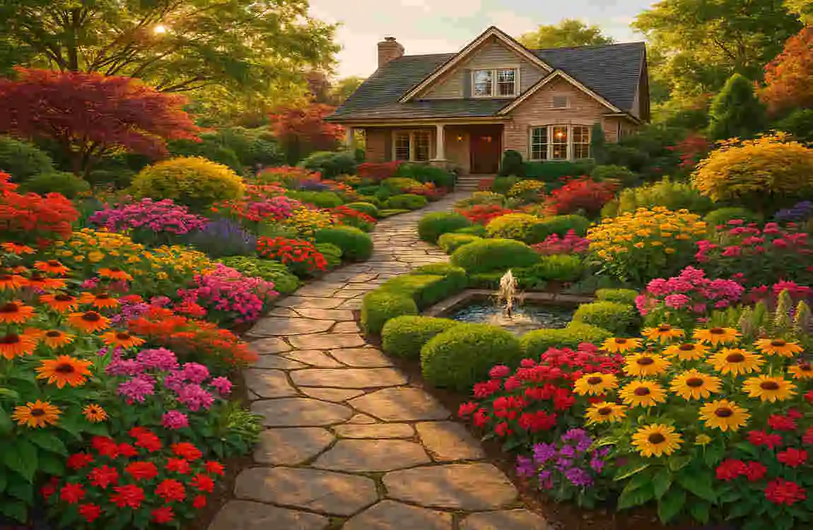how to create a house beautiful garden