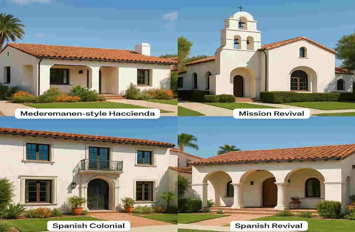what are spanish style homes called