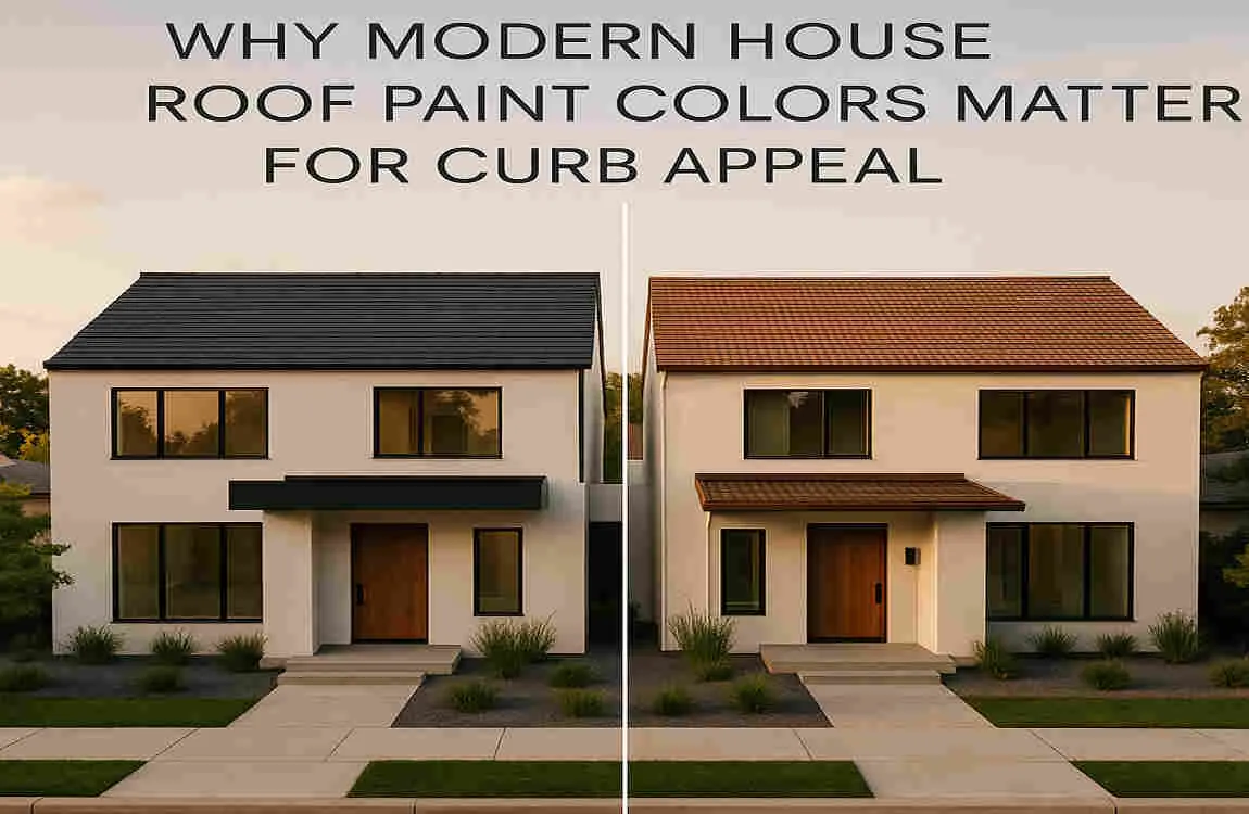 Modern house roof paint colors