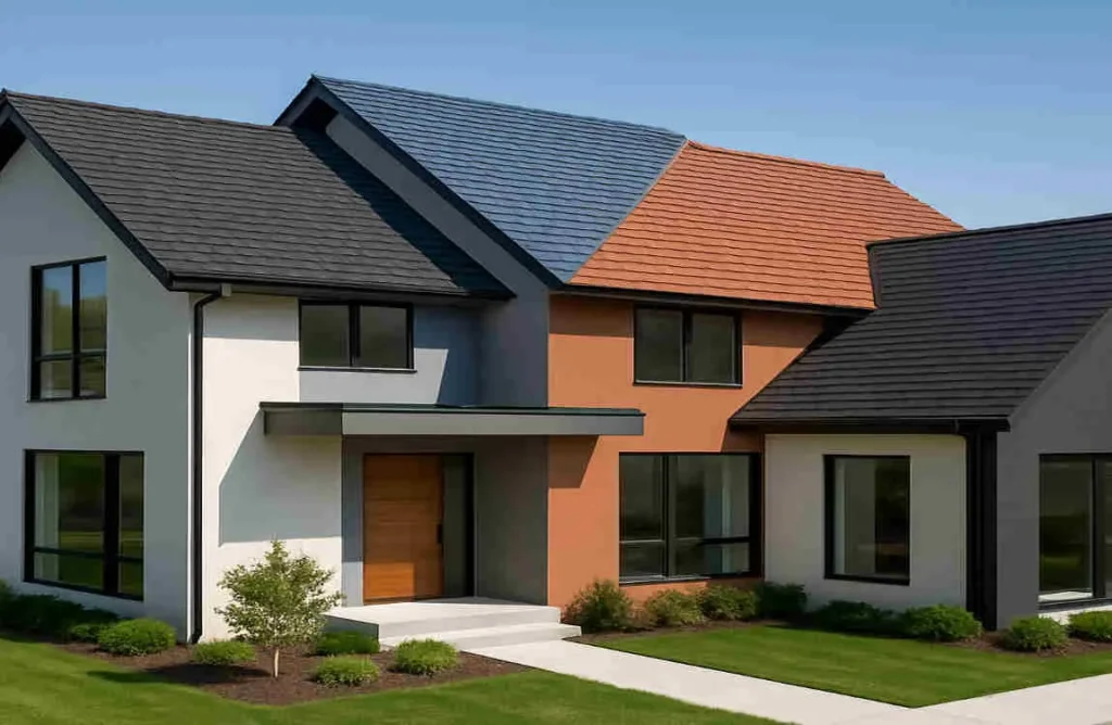 Modern house roof paint colors