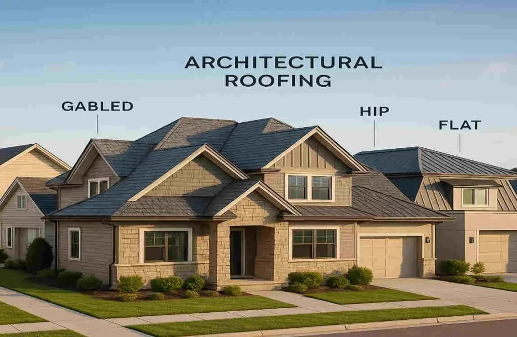 architectural house roof