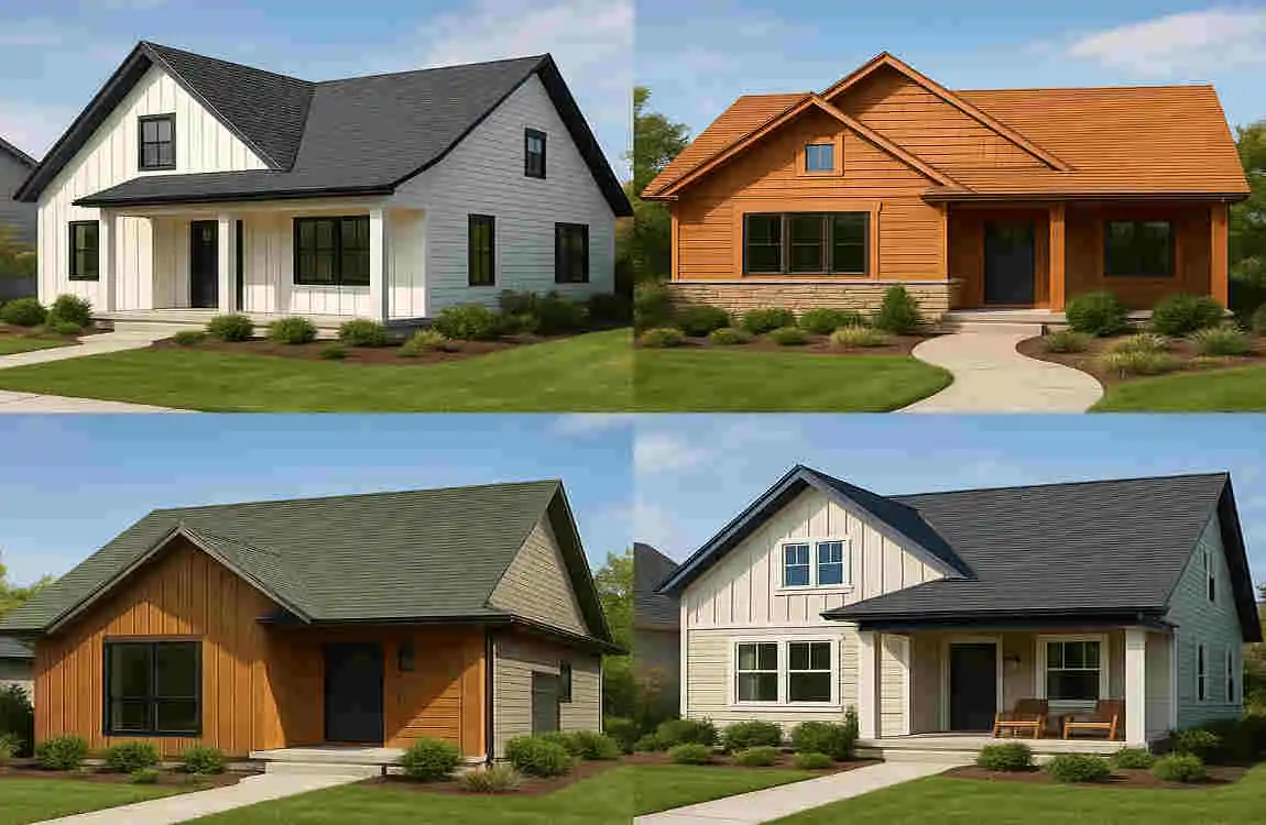 Modern house roof paint colors