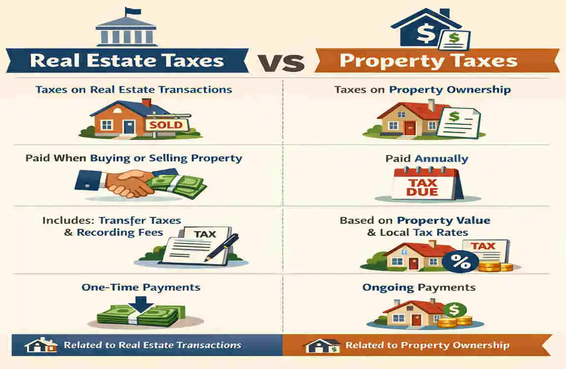 Are Real Estate Taxes the Same as Property Taxes?