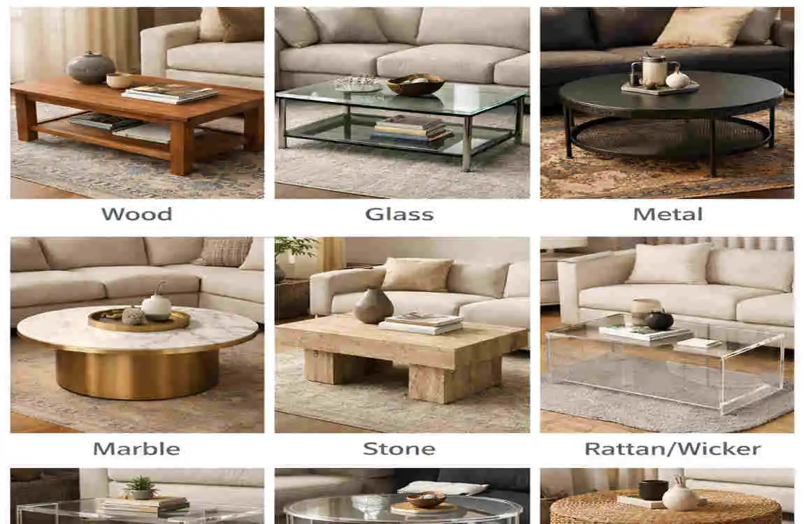 What Are Coffee Tables Usually Made Of?