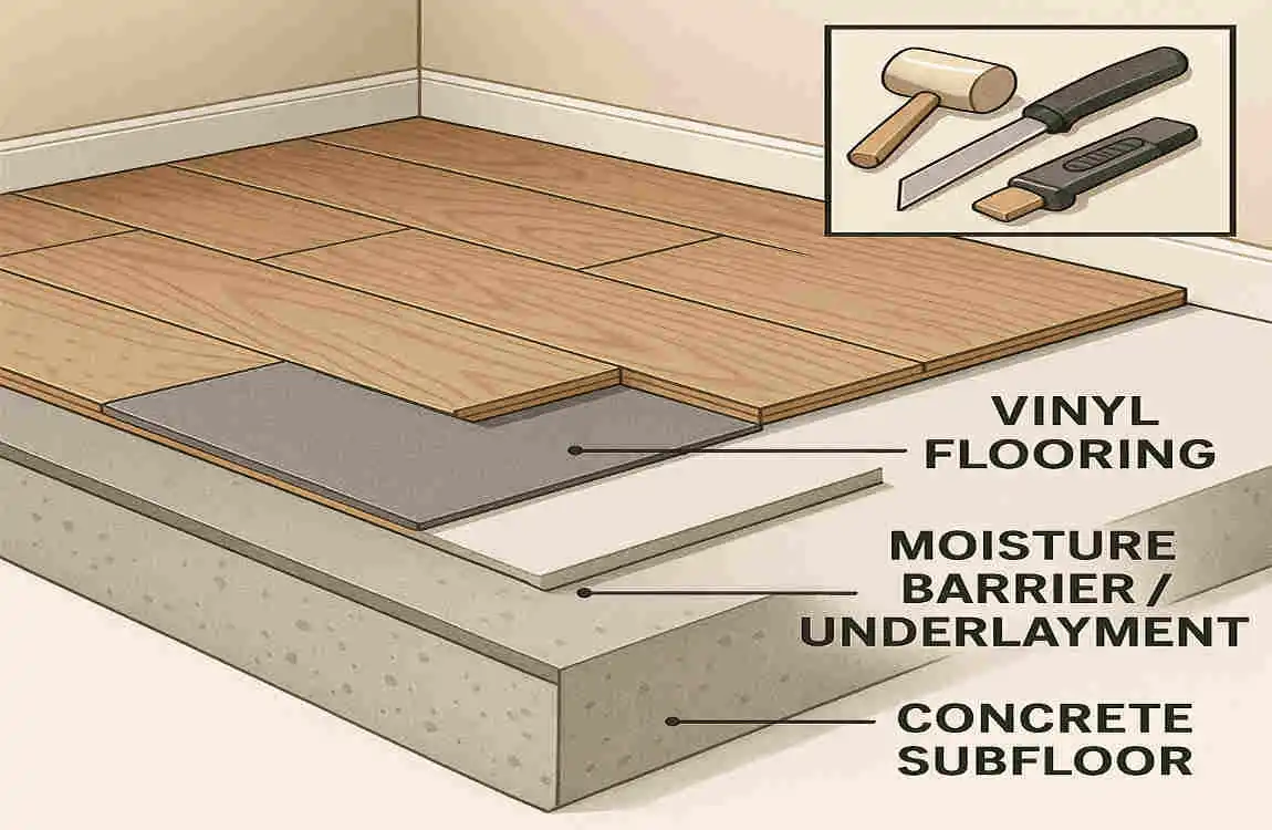 do i need underlayment for vinyl flooring on concrete