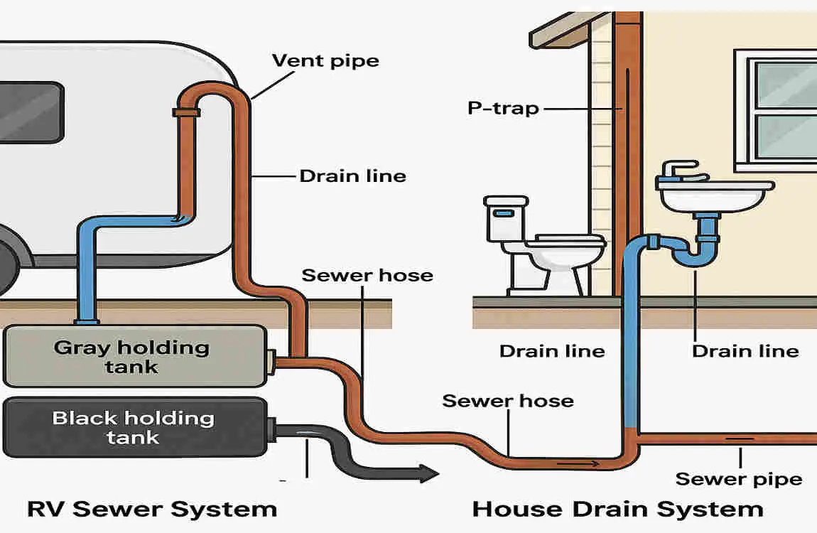 How to Hook Up Your RV Sewer to Your House Drain