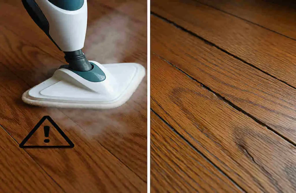 are steam mops bad for hardwood floors
