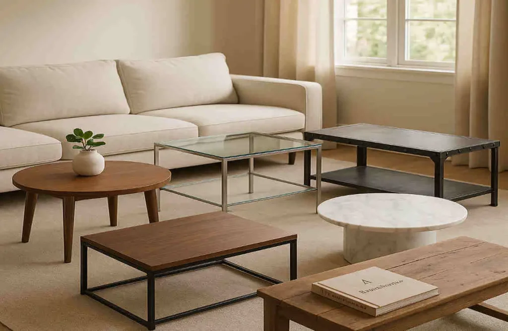 Common Materials Coffee Tables Are Made Of for Every House