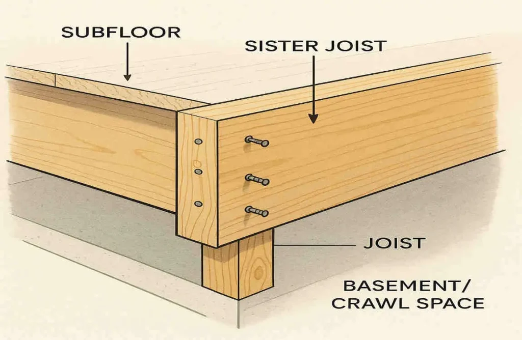 Can You Sister 2x2 to Floor Joists for a Stronger House?